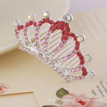 Handmade small crystal rhinestone crown for kids HP303